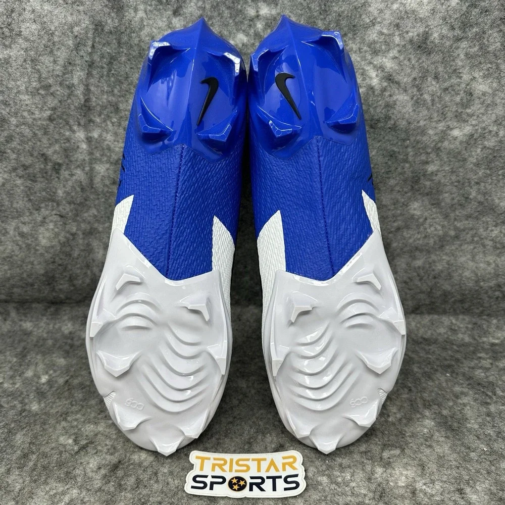 Nike Vapor Edge Speed 360 2 Football Cleats Mens Size 13.5 White Blue FQ4045-105